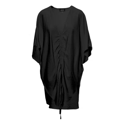 Bluzat Women's Black Kimono Blouse