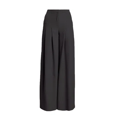 Bluzat Women's Black Trousers With Pockets