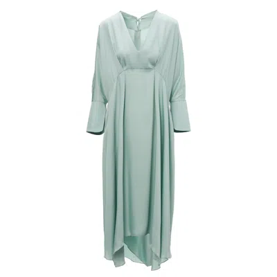 Bluzat Women's Blue Mint Maxi Dress