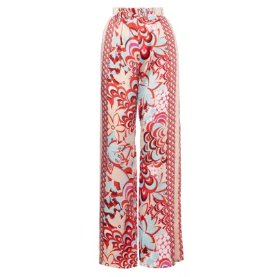 Bluzat Women's Floral Print Trousers In Multi