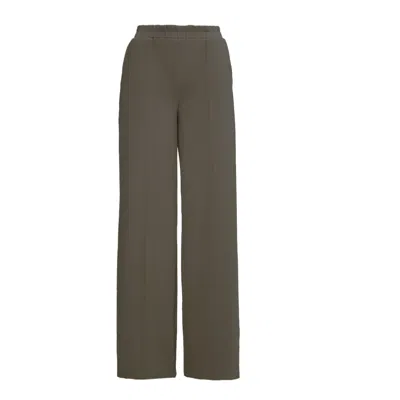 Bluzat Women's Green Khaki Wide Leg Trousers