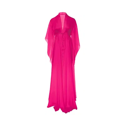 Bluzat Women's Neon Pink Kaftan