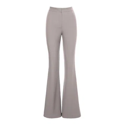 Bluzat Women's Neutrals Beige High-wasited Flared Trousers