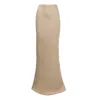 Bluzat Women's Neutrals Beige Maxi Skirt In Beige