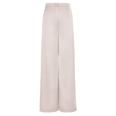 Bluzat Women's Neutrals Beige Straight Trousers