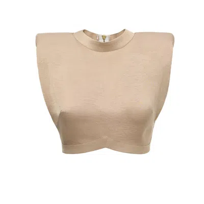 Bluzat Women's Neutrals Beige Top