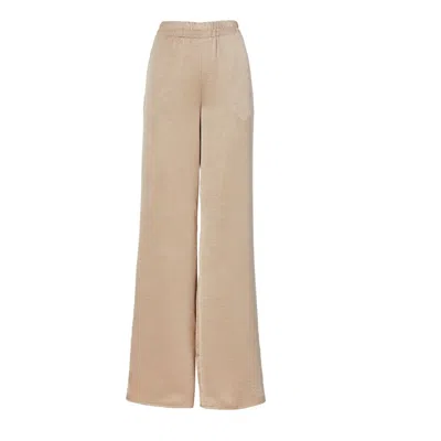 Bluzat Women's Neutrals Beige Wide Leg Trousers