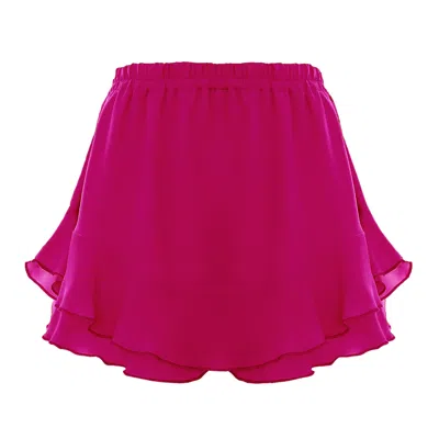 Bluzat Women's Pink / Purple Fuchsia Skort
