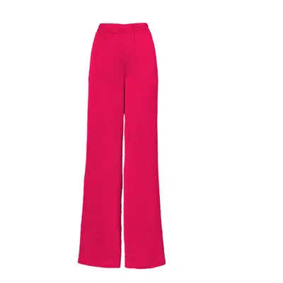 Bluzat Women's Pink / Purple Fuchsia Wide Leg Trousers In Pink/purple