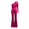 Bluzat Women's Red  Jumpsuit With Cut-out In Red