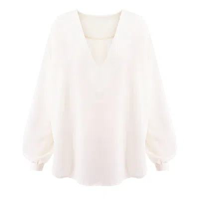 Bluzat Women's White Blouse