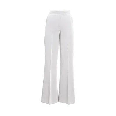 Bluzat Women's White Straight Trousers