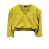 Bluzat Women's Yellow / Orange Lime Blouse In Yellow/orange