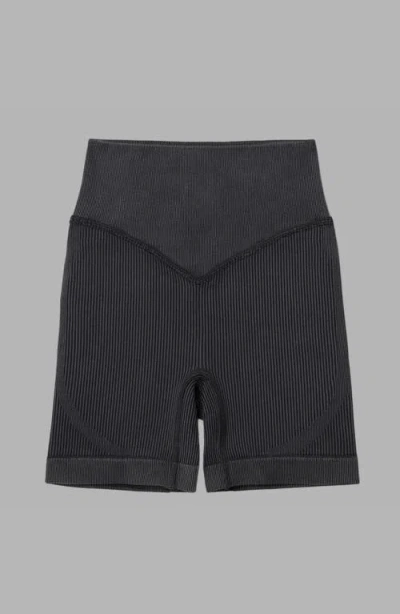 Blvck Acid Wash Sports Set In Gray