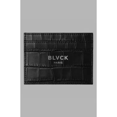 BLVCK BLVCK CROCO CARD HOLDER