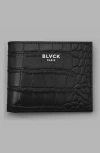 Blvck Croco Wallet In Black