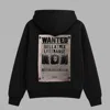 Blvck Harry Potter X  ‘bellatrix Wanted' Hoodie In Black