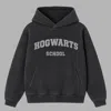 Blvck Harry Potter X  ‘hogwarts' Hoodie In Black