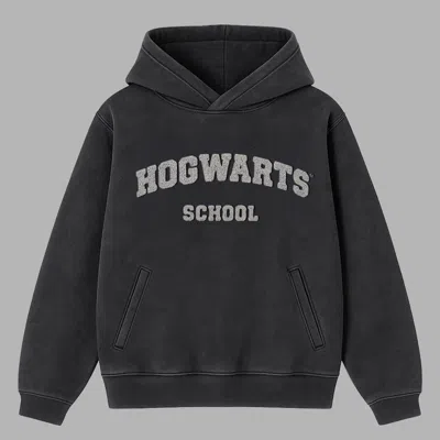 Blvck Harry Potter X  ‘hogwarts' Hoodie In Black
