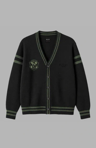 Blvck Harry Potter X  Slytherin Cardigan In Black