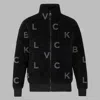 Blvck 'monogram' Fleece Jacket In Black