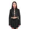 Blvck Paris Blvck Linen Jacket In Black