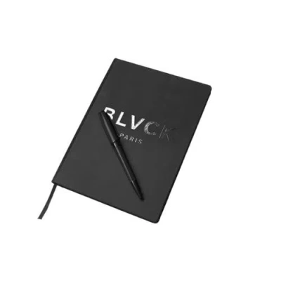 Blvck Paris Blvck Notebook With Pen In Black