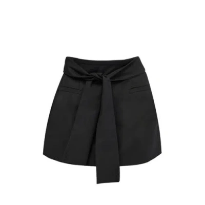 BLVCK PARIS BLVCK PARIS BLVCK SIGNATURE TIE-FRONT SKIRT