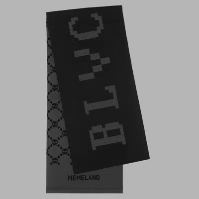 Blvck Paris Blvck X Memeland Scarf In Black