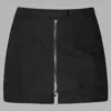 Blvck Paris Blvck Zipped Skirt In Black
