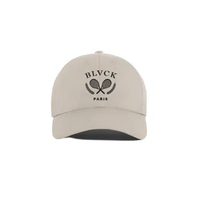 Blvck Paris Men's Neutrals Blvck Tennis Cap Cream