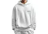 Blvck Paris Shades Fleece Hoodie In White In White