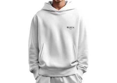 Blvck Paris Shades Fleece Hoodie In White