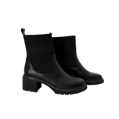 Blvck Paris Women's Black Blvck Monogram Ankle Boots