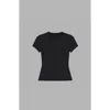 Blvck Tee With Built In Bra In Black