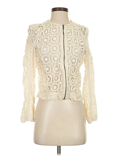 Pre-owned Blvd Cardigan Sweater In White