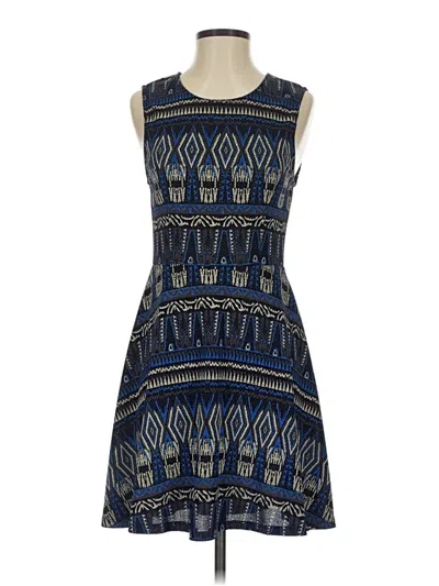 Pre-owned Blvd Casual Dress In Blue