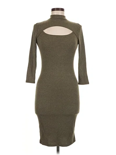 Pre-owned Blvd Casual Dress In Green