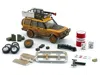Bm Creations Land Rover Discovery 1 Rhd (right Hand Drive) "camel Trophy" Yellow (dirty Mud Version) With Roof Ra