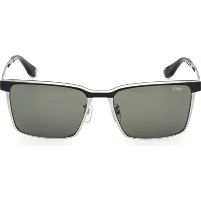 Bmw 57mm Sunglasses In Black