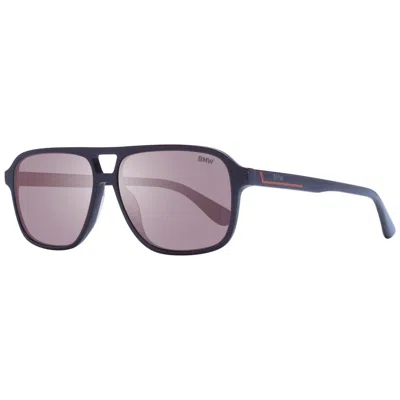 Bmw Burgundy Men Sunglasses In White