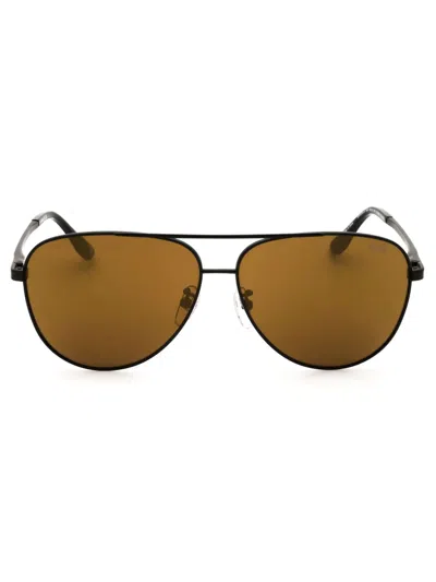 Bmw Titanium Aviator Sunglasses For Men In Black