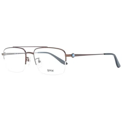 Bmw Bronze Men Optical Frames In Animal Print