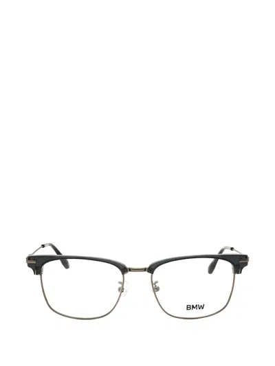 Bmw Browline-frame Glasses In Black