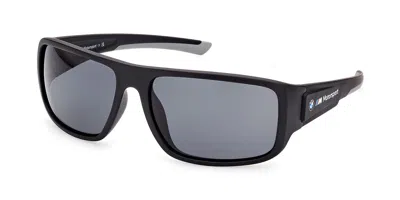 Bmw Bs0023 Polarized 02d Occhiali Da Sole Neri Per Uomo In Black