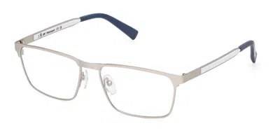 Bmw Bs5024 017 Occhiali Da Vista Argentati Per Uomo (solo Montatura)