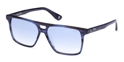 Bmw Bw0038 92w Men's Sunglasses Blue Size 57