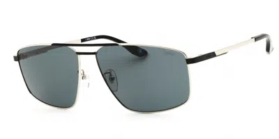 Bmw Bw0055-h 16a Occhiali Da Sole Argentati Per Uomo In Gray