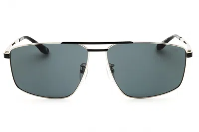 Bmw Bw0055-h Sunglasses In 16a - Shiny Palladium / Smoke