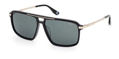 Bmw Bw0059-h 01n Men's Sunglasses Black Size 58